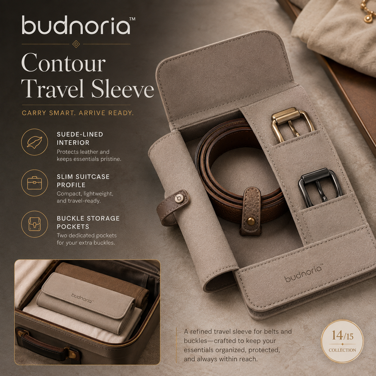 🧵 Budnoria™ Contour Travel Sleeve