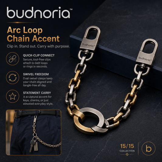 ⛓️ Budnoria™ Arc Link Chain Accent