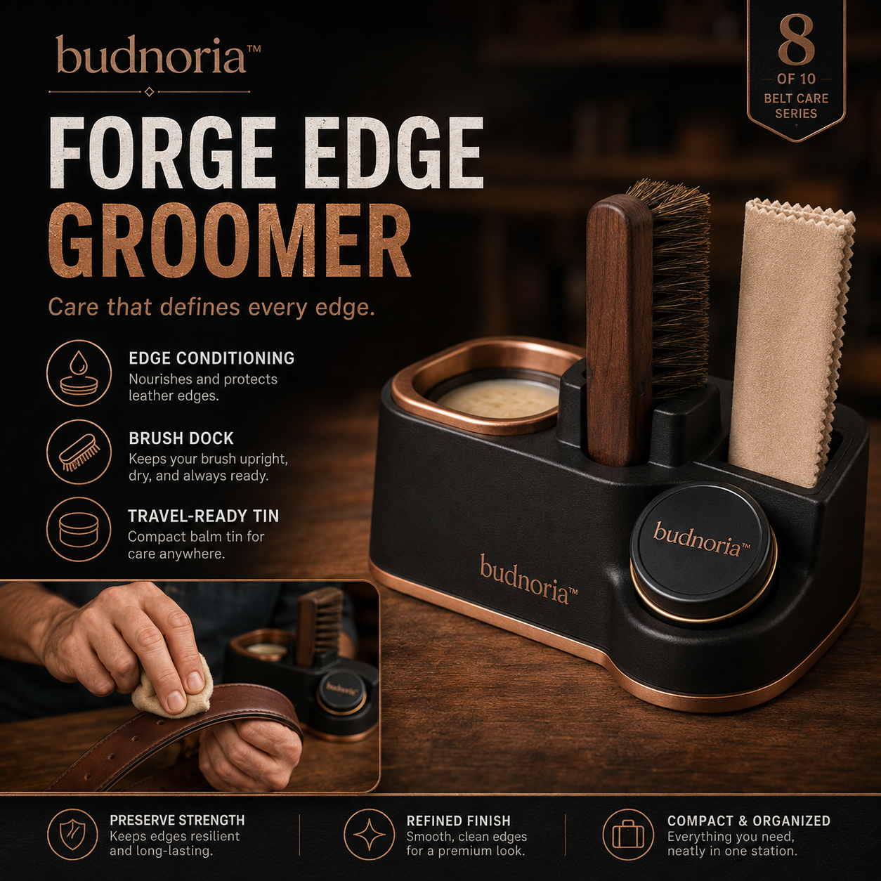 🧴 Budnoria™ Forge Edge Groomer Kit